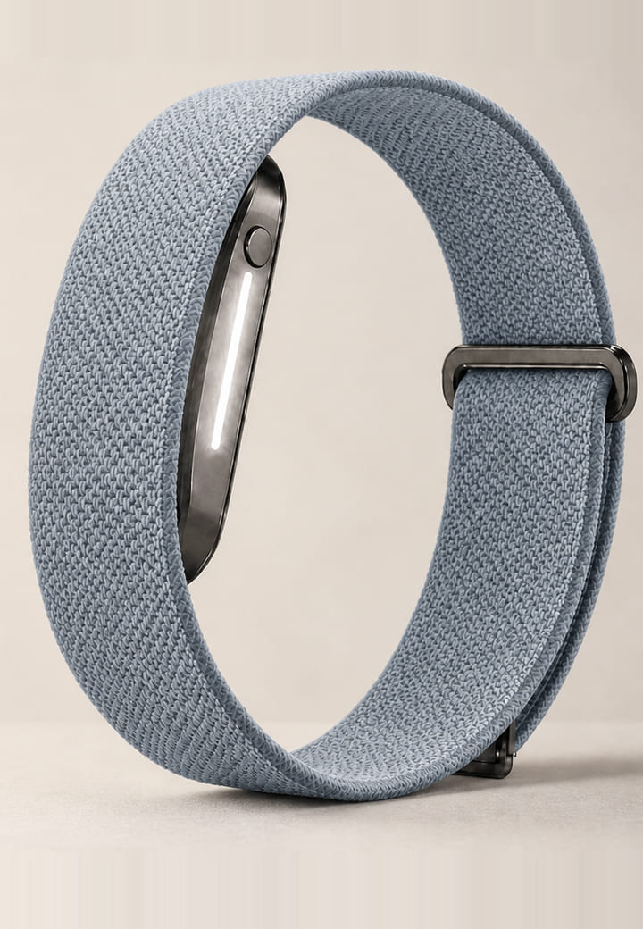 The Haven band in profile on a warm off-white ground